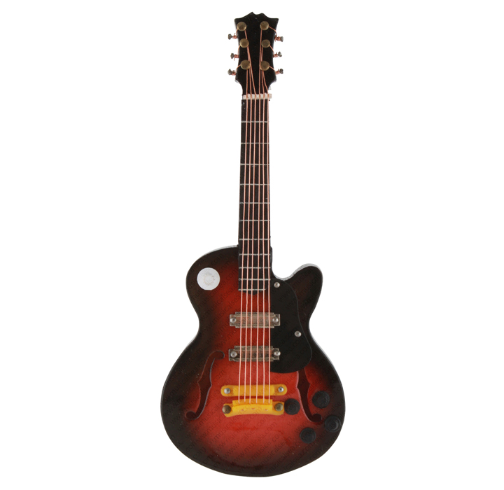 Miniature Red&Black Electric Guitar